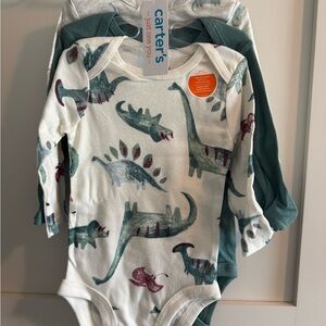 Carter's Dinosaur Print One Piece Set - 6 months